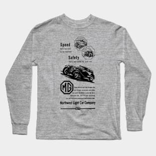 MG TF - old advert Long Sleeve T-Shirt